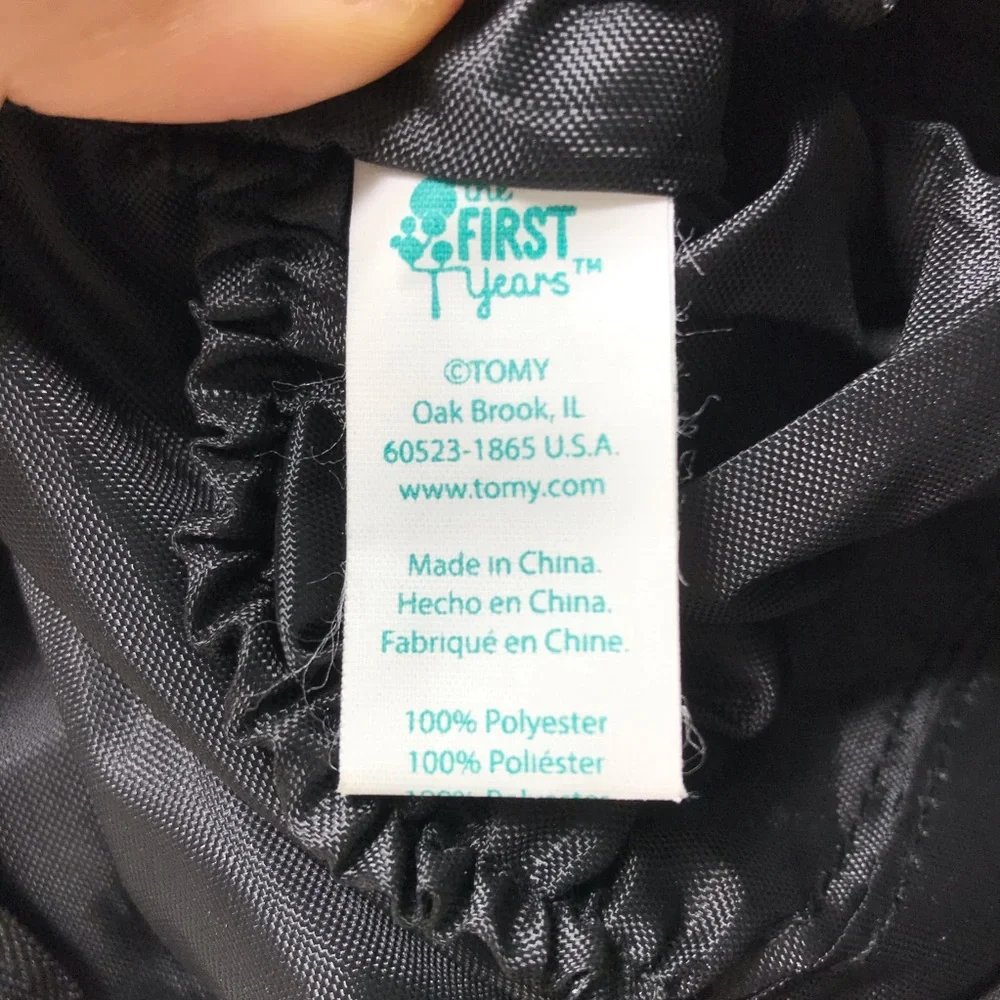 The First Years Baby Tote Bag Black Small